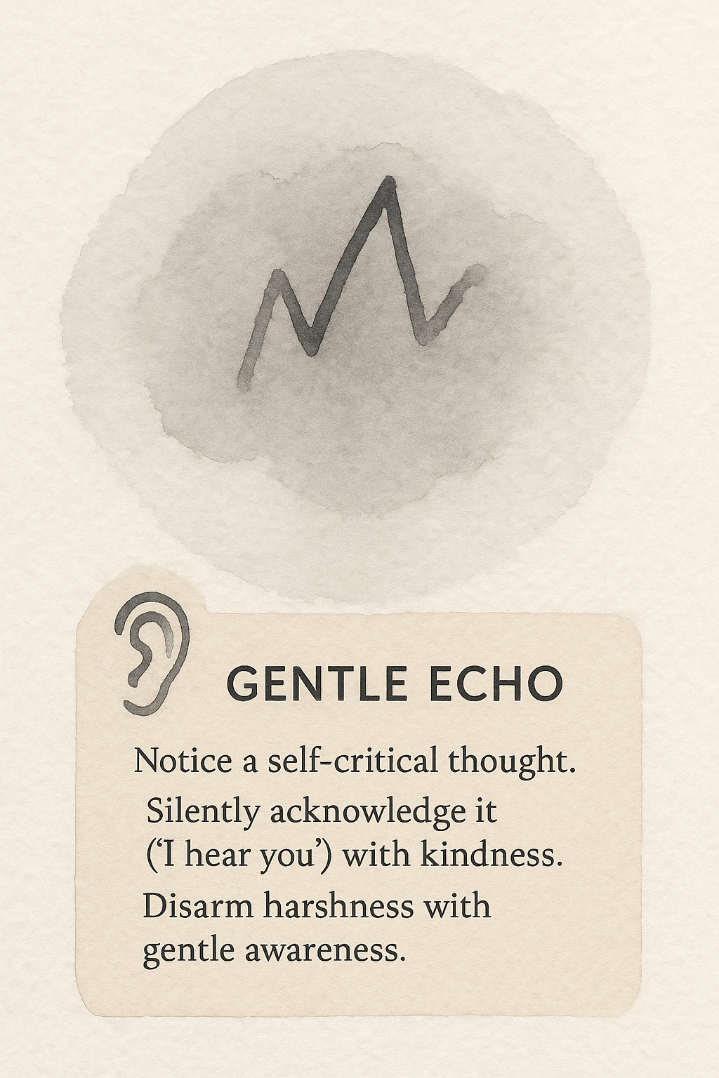 Acknowledge Inner Critic Kindly Image