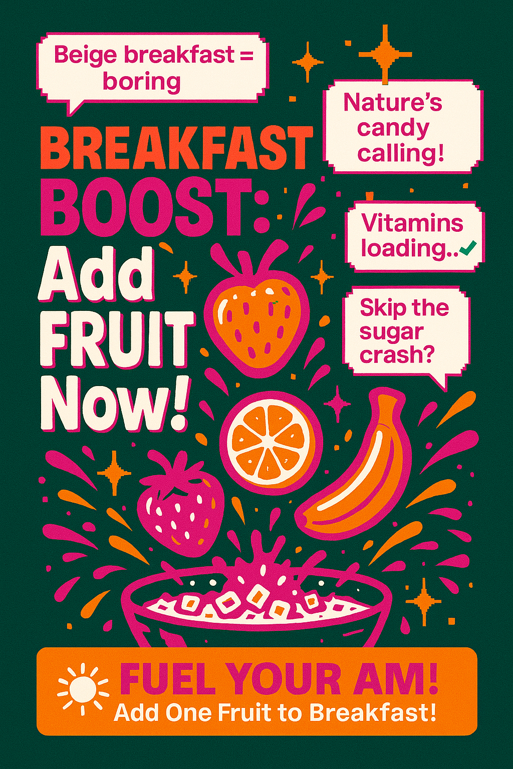 Add Fruit To Your Breakfast Image