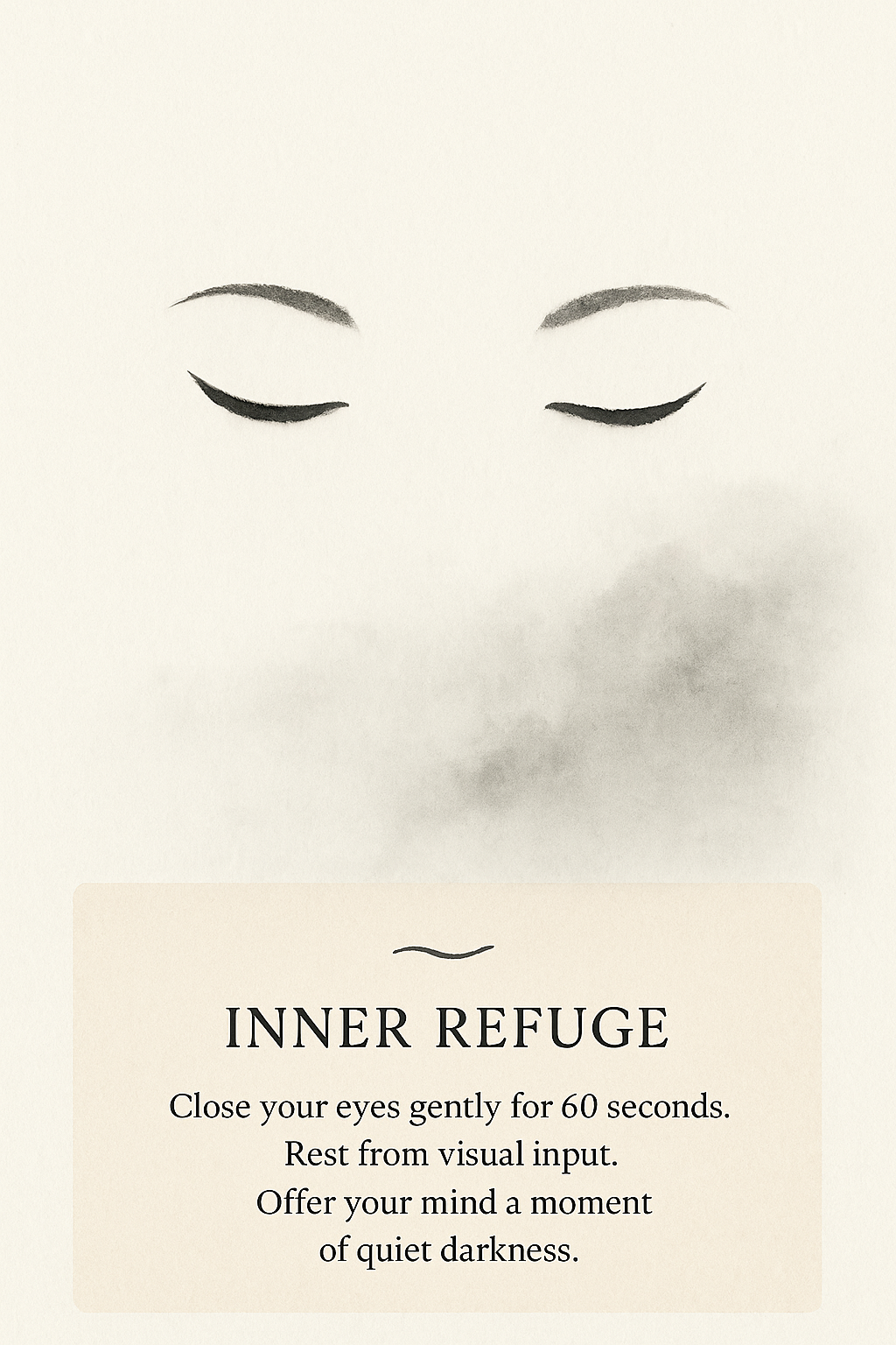 Close Eyes for 60 Secs Image