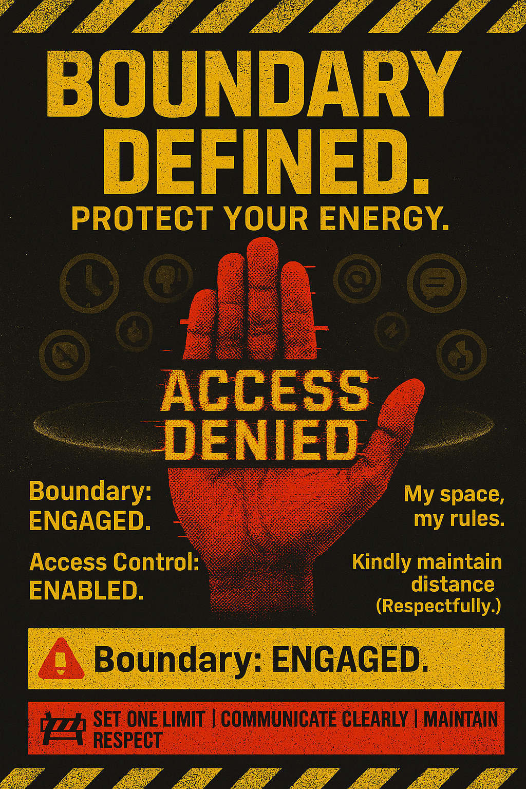 Define One Clear Boundary Image