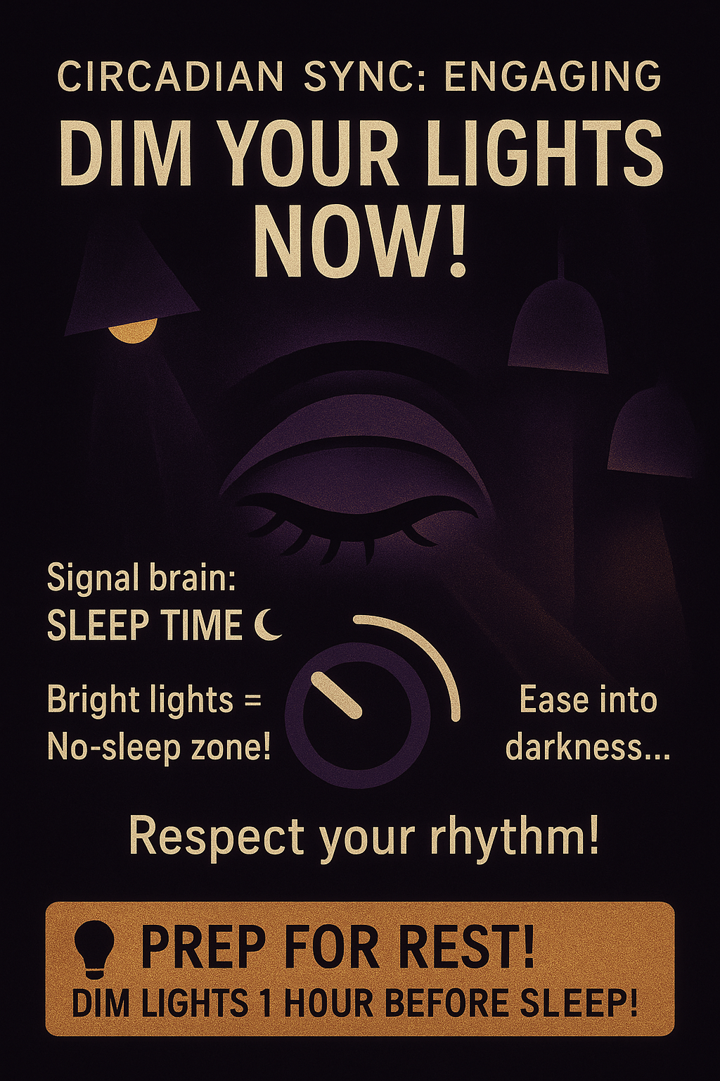 Dim Lights Before Bed Image