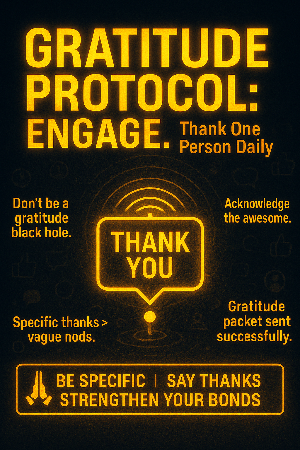 Express Gratitude To One Image