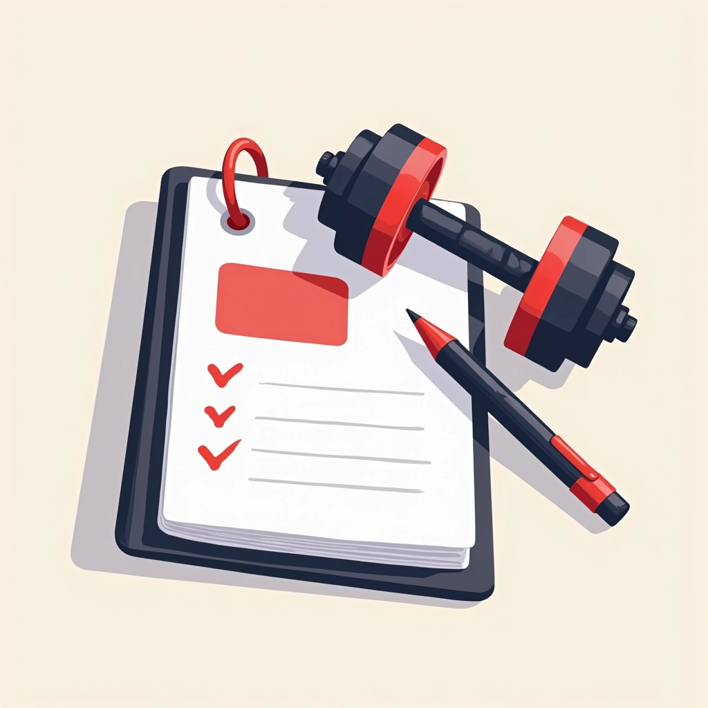 Fitness Journey Journaling Image