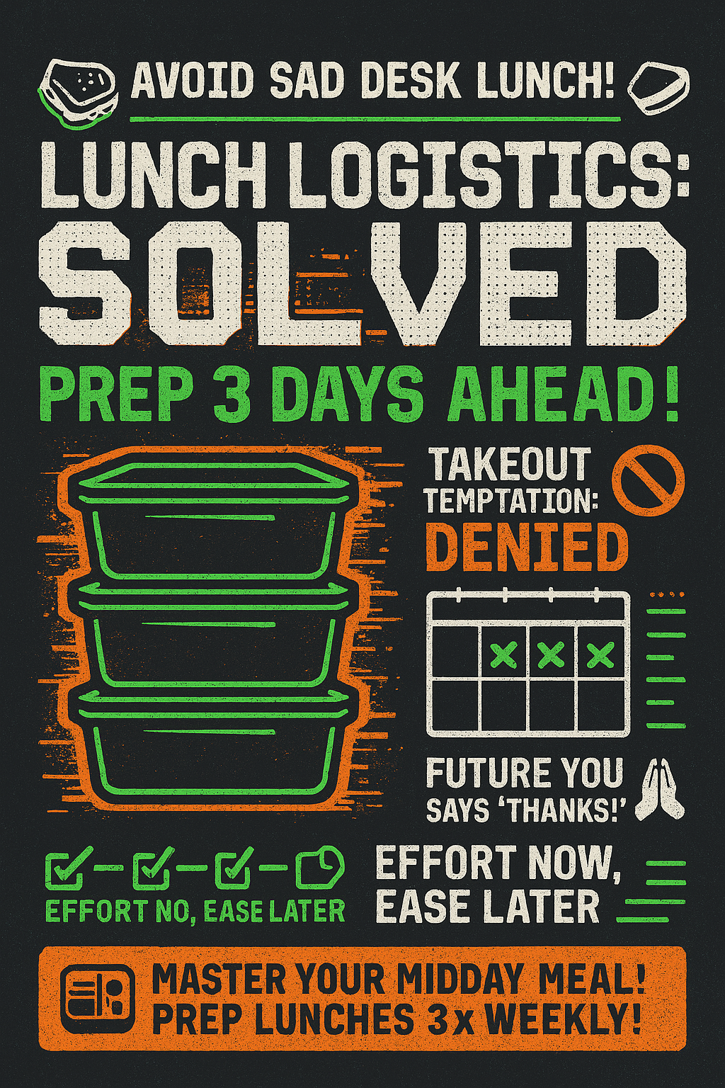 Prep Lunches 3 Days Weekly Image