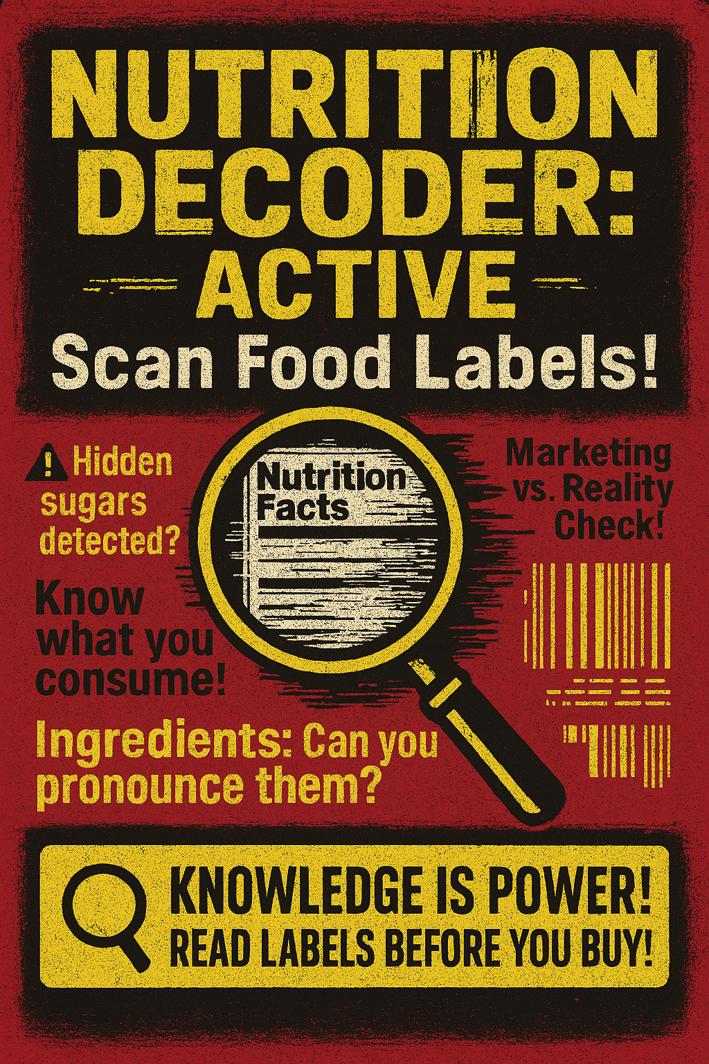 Read Food Labels Before Buying Image