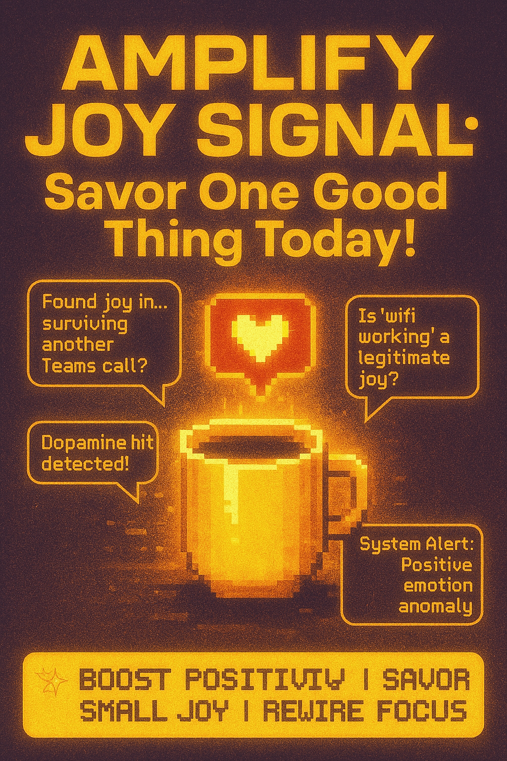 Savor A Small Joy Daily Image