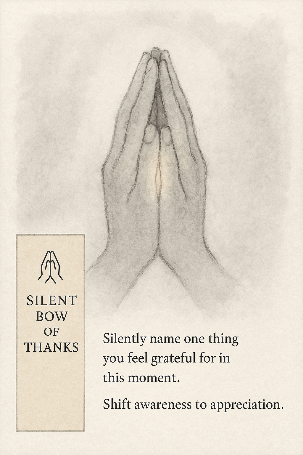 Say 1 Thank You Silently Image