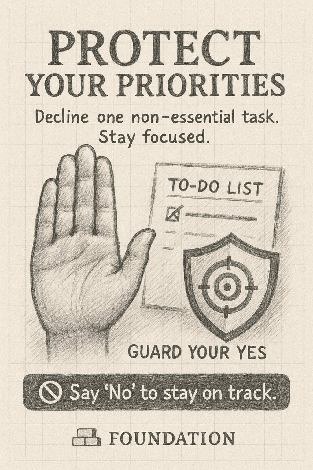 Say No To 1 Non-Essential Task Image