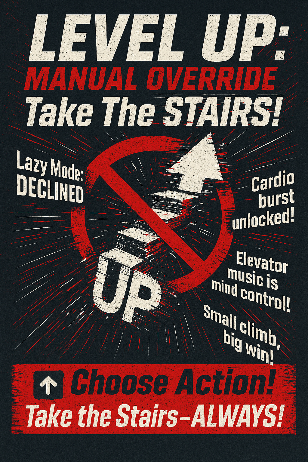 Take Stairs Over Elevator Always Image