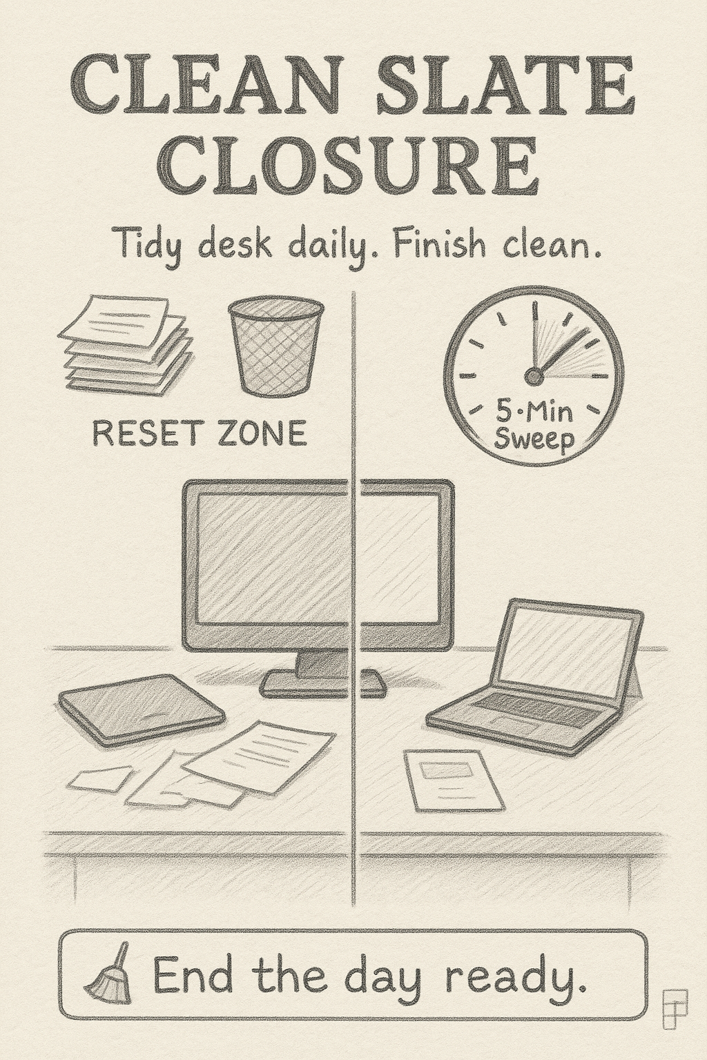 Tidy Workspace Before Leaving Image