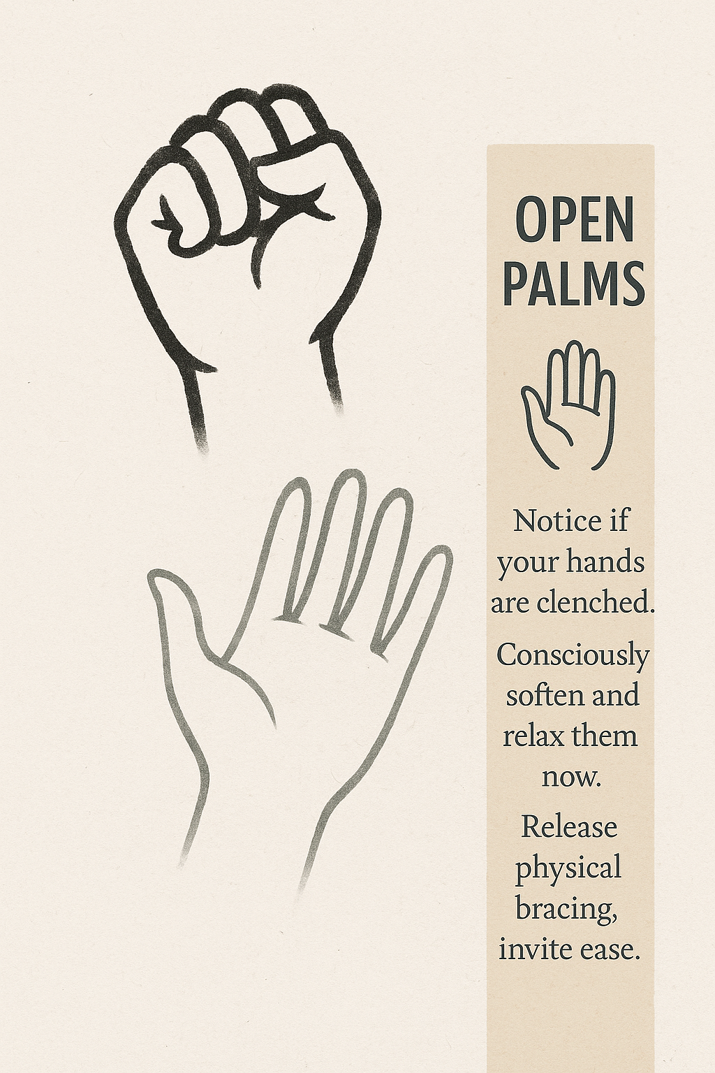 Unclench Fists Now Gently Image