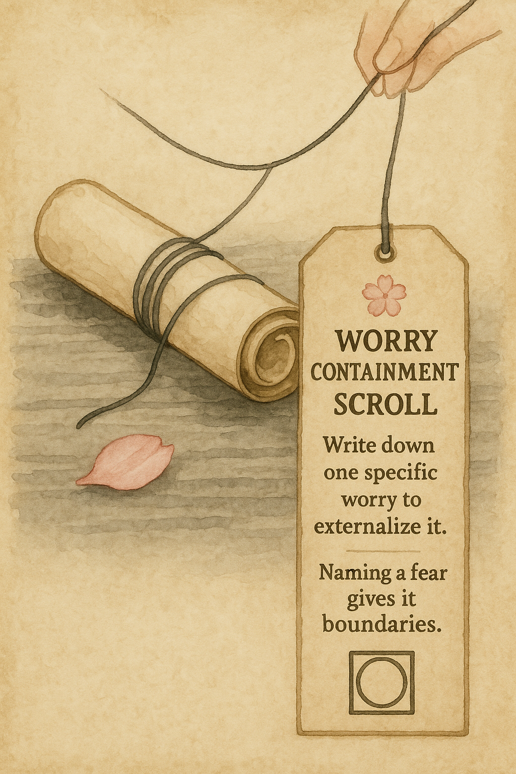 Write Down 1 Worry Item Image