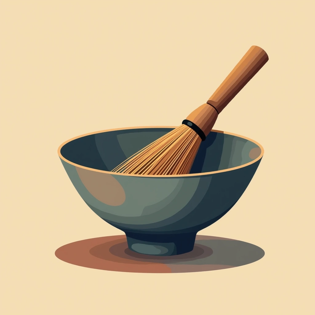 Mindful tea preparation Image