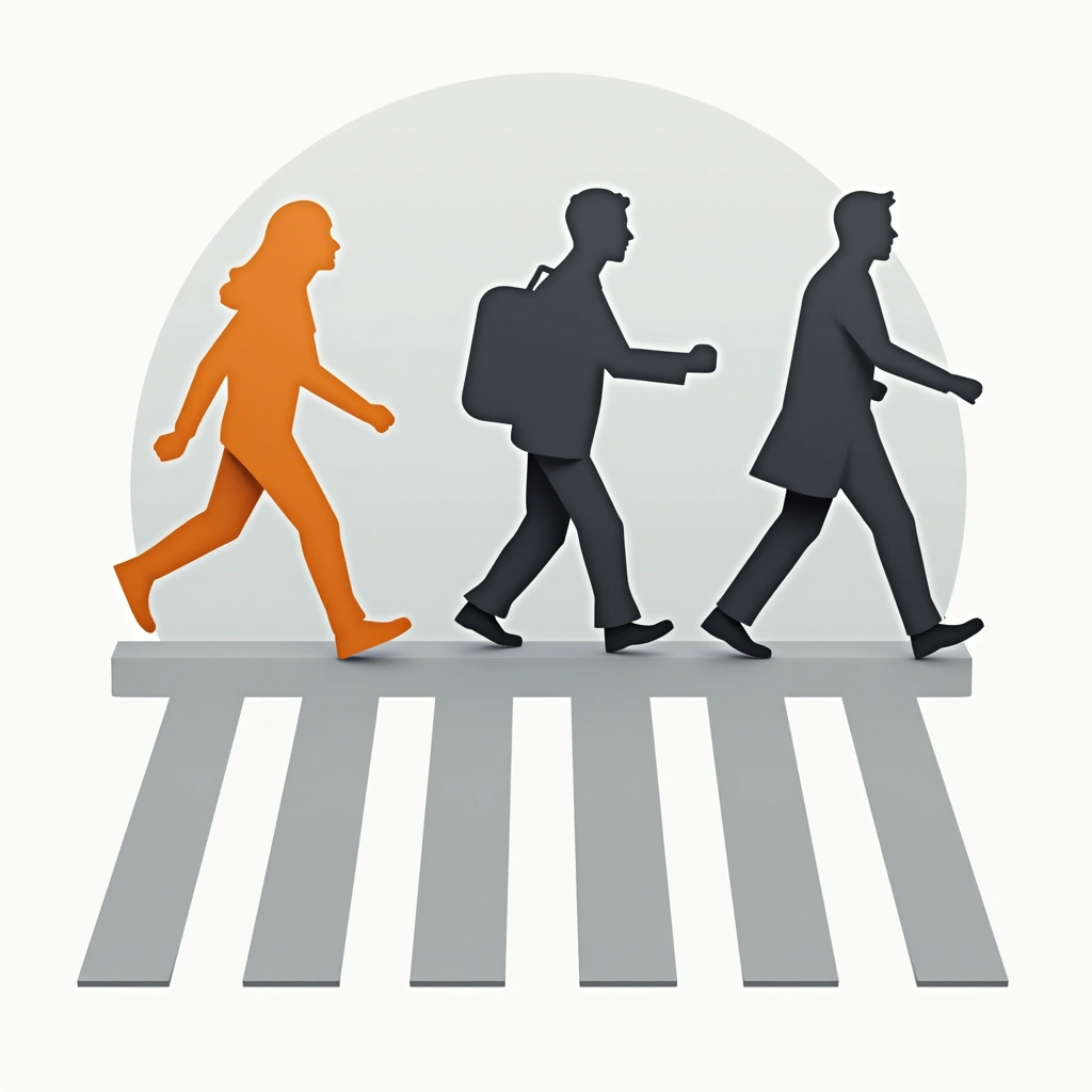 Pedestrian safety focus Image