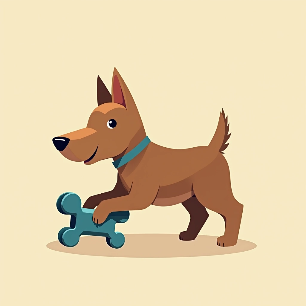 Evening Dog Playtime Image