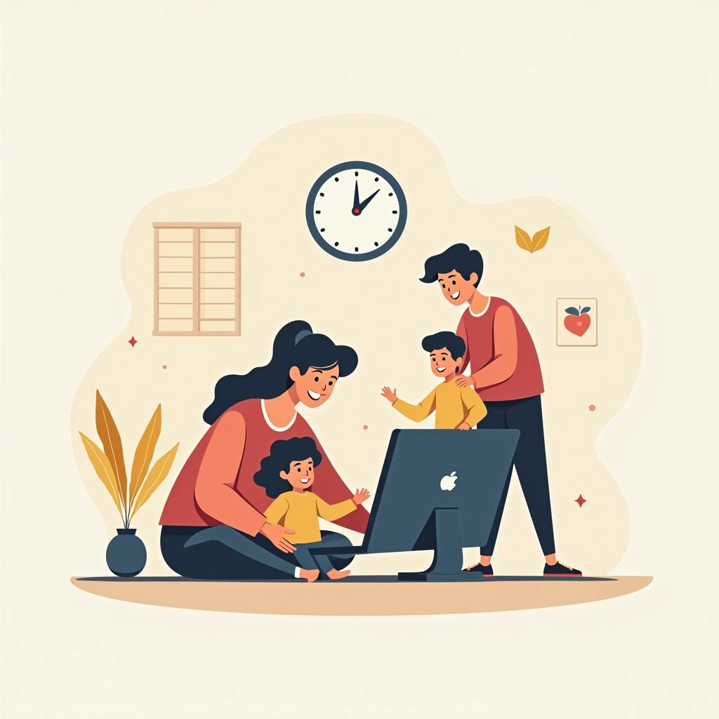 Controlled screen time Image