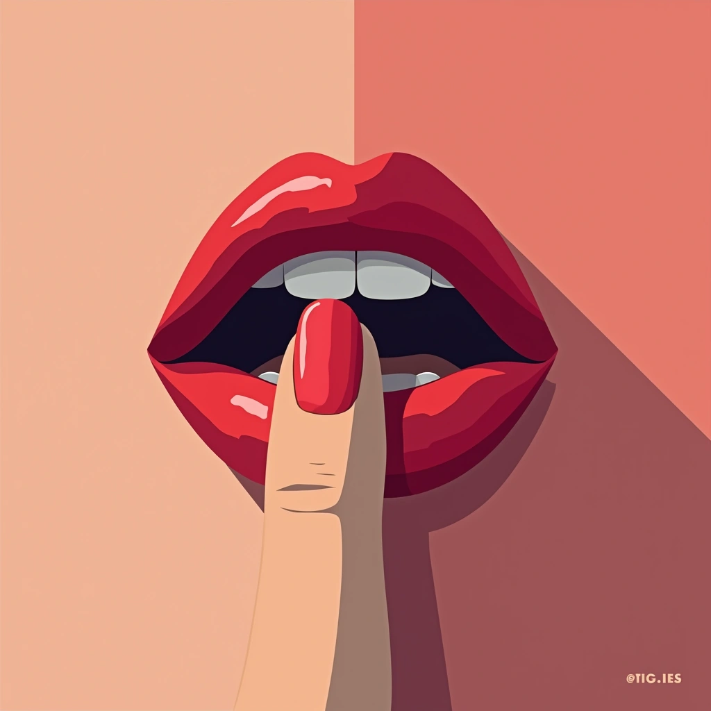 Demanding audience silence Image