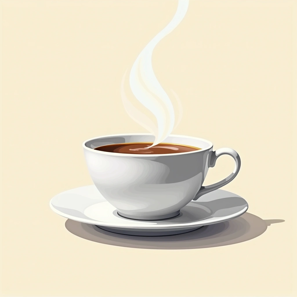 Tea time reflection Image