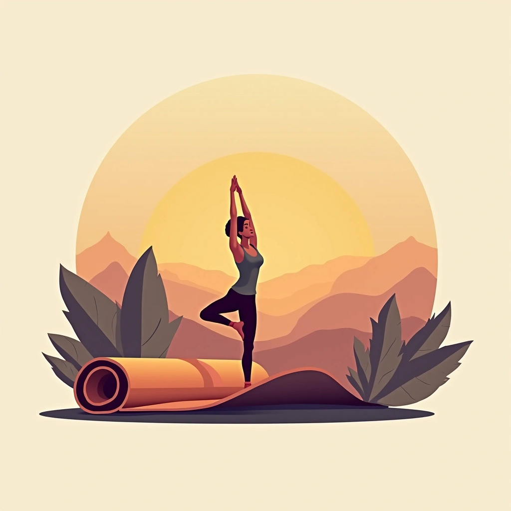 Morning yoga routine Image
